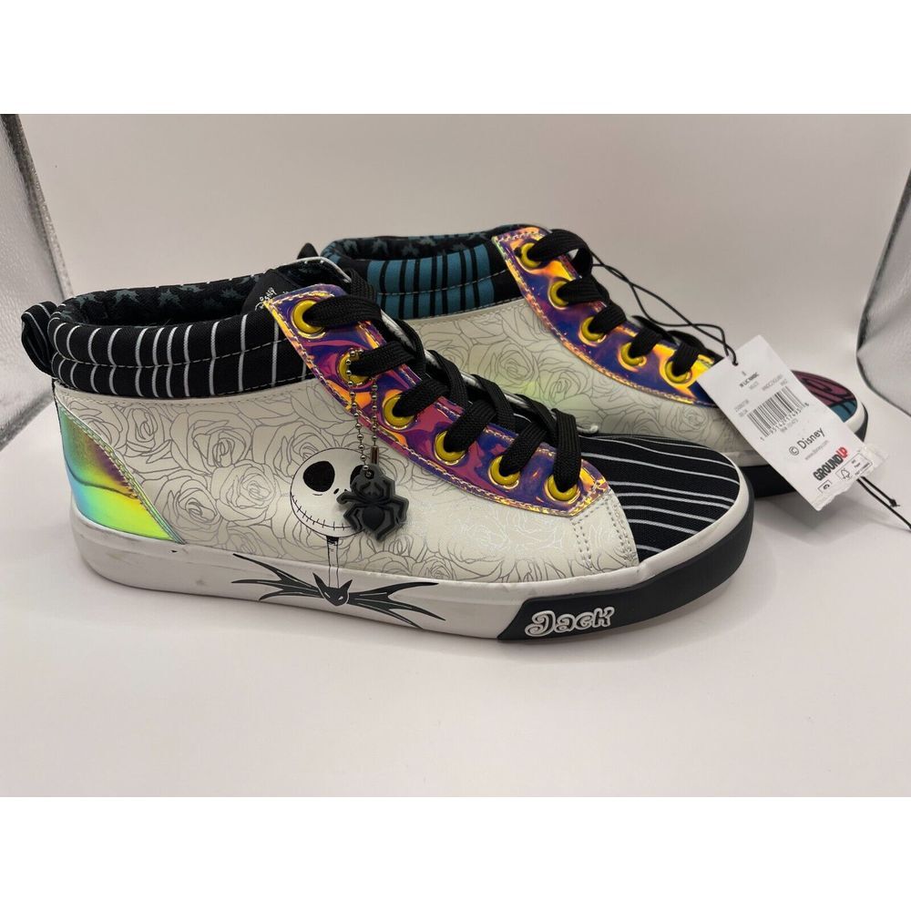 NWT Disney Women's Nightmare Before Christmas‎ Ground Up Hi Top Sneaker Size 8